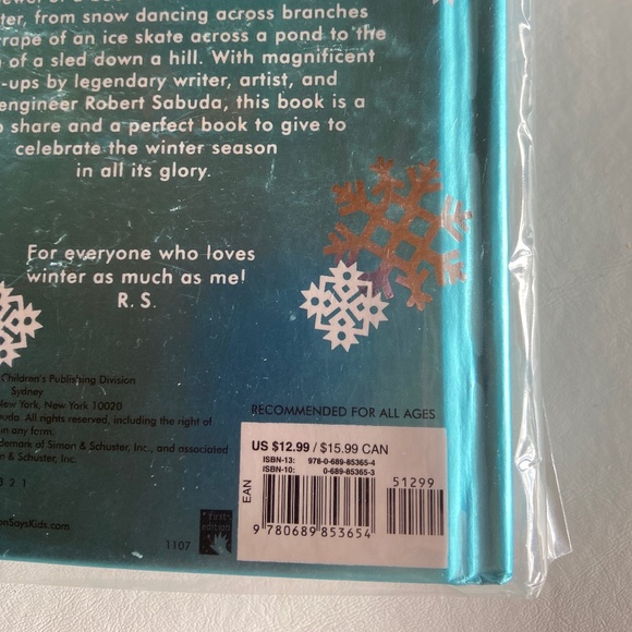 Winter in White collectible pop-up book by Robert Sabuda - Picture 4 of 5